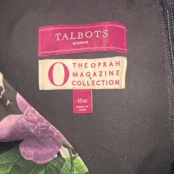 Talbots The Oprah Magazine Collection floral dress size 16W - Picture 7 of 9
